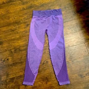 Womens Pink active leggings size Large